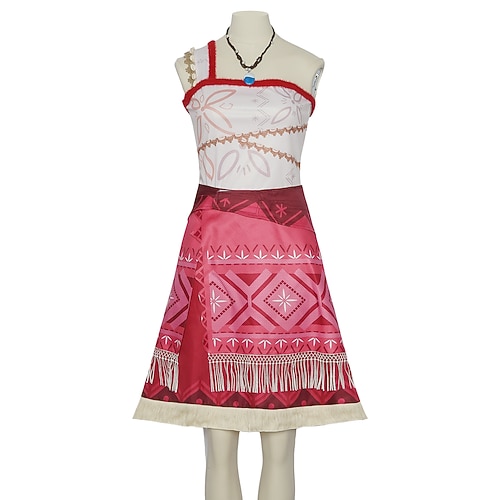 Buchwoche 2026 Prinzessin Moana Kleid Bodysuits Paare-Kostüme Film- und TV-Themenkostüme for Herren Damen Erwachsene Karneval Kindertag Welttag des Buches Strand Party Geburtstag Image