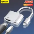 Adattatore AV digitale da fulmine a HDMI per iPhone14/13 iPad 1080P HDMI Convertitore schermo di sincronizzazione video e audio a TV/proiettore