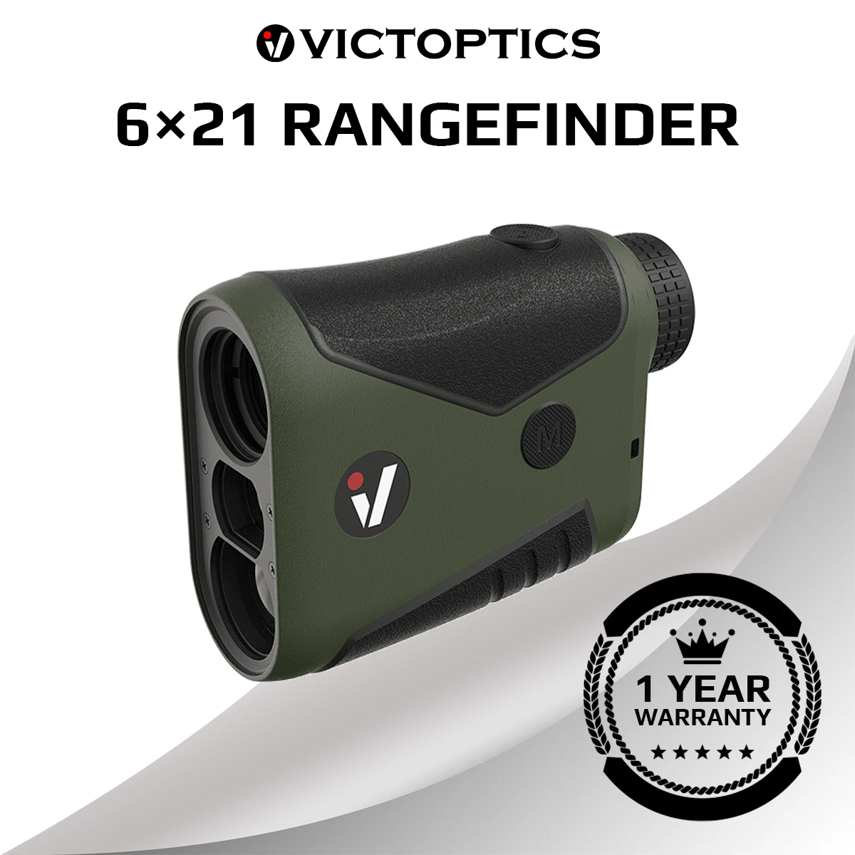 Victoptics 6x21 Laser-Entfernungsmesser mit 750 m Reichweite, Winkelmessung, Scanmodus, PinLock, Schnellmessung und kompakter Gr Image