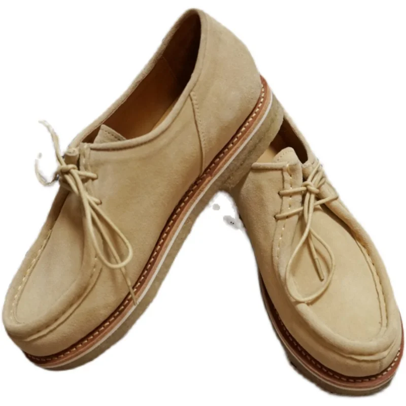 Outdoor Herren Retro Derby Schuhe neue Slipper Schuhe japanische Wildleder Lederschuhe