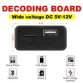 12V Senza Fili Bluetooth 5.0 FAI DA TE MP3 WMA WAV Scheda di Decodifica Auto Audio USB TF FM Radio Modulo Vivavoce Lettore MP3 Per Altoparlante 12V W