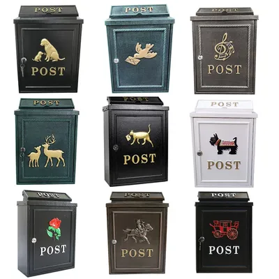 High Level Outside Mailboxes Letter Metal Aluminium Wall Mounted Post Roombox
