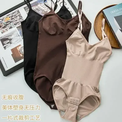 Plus Size Bodysuit Shapewear Damen Sculpting Bodysuit Body Shaping Einteilige Unterwäsche Schlankheits-Shapewear