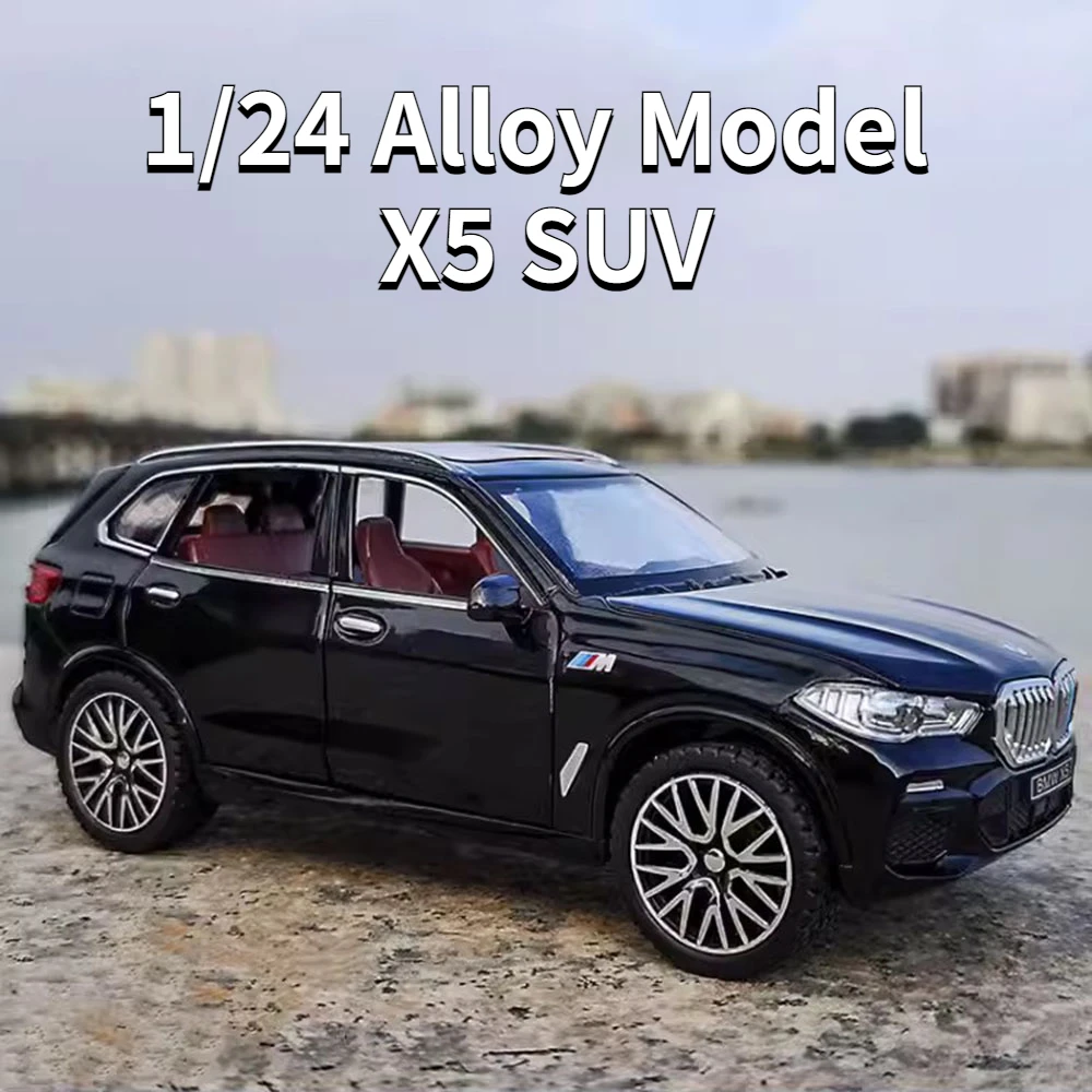 1/24 Legierung Modell auto Spielzeug x5 Geländewagen hohe Simulation Offroad-Fahrzeug Metall Druckguss Spielzeug mit Ton Licht Sammlung Kind Hobbys Geschenke