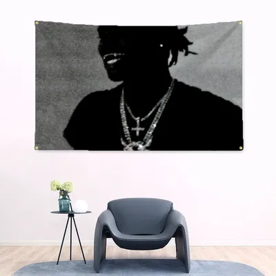 Ken Rapper Carson Flagge zum Aufhängen, Outdoor-Dekoration, X Teenager, personalisierte Gegenstände,