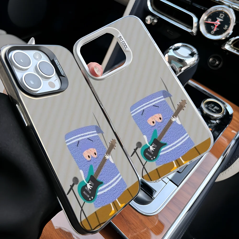 Epc S-South P-Park Towelie Handyhülle IMD Handyhülle für iPhone 16 15 14 13 12 11 Pro Max Plus Farbe Silber Cover Image