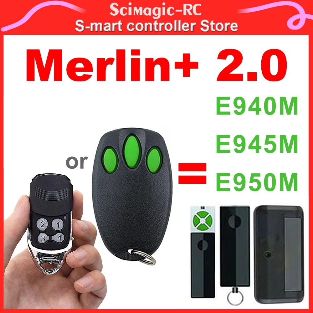 Funktioniert mit Merlin +2.0 E945 E943M E945M E950M Fernbedienung für Motor MR650EVO MR850EVO MT3850EVO MT100EVO MT60EVO MRC950EVO Image