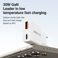 ACEFAST EU 30W GaN Caricatore per telefono USB C a ricarica rapida ultra sottile per iPhone 16/15
