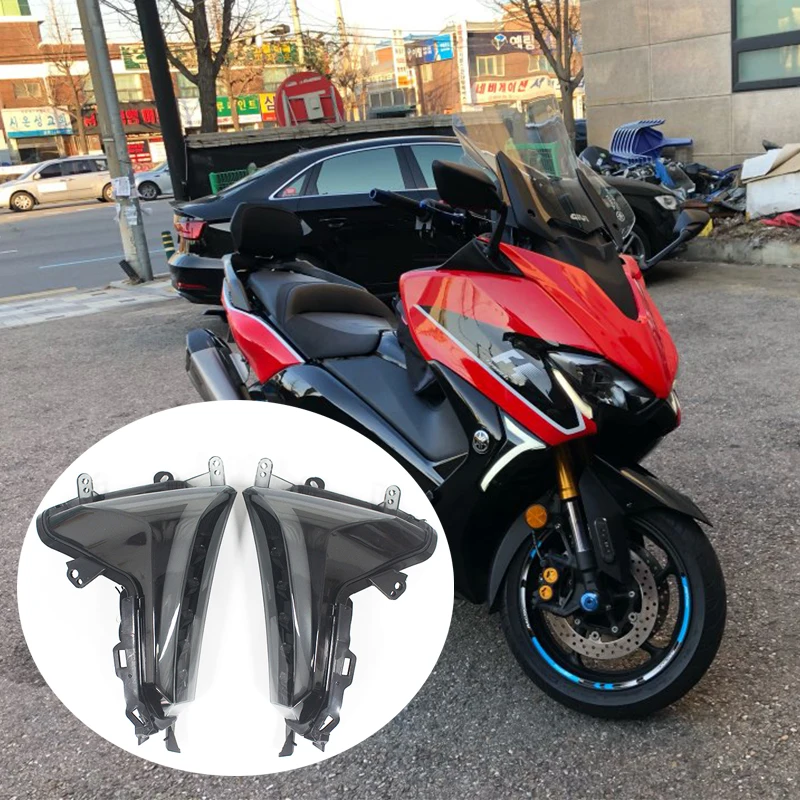 Per TMAX 530 indicatori di direzione per Yamaha TMAX530 T-MAX 530 2017 2018 2019 indicatori LED SX DX luce freno anteriore posteriore