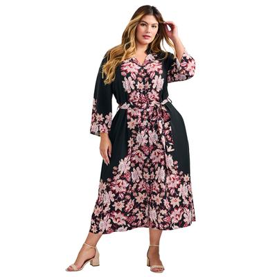 Plus Size Women's Maddy Shirtdress by Avenue in Sweet Life (Size 20)