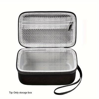 TEMU Durable Eva Travel Case For Femivo, Iweukjlo, Kvutciein Vlogging Cameras - Compatible With G7 & Underwater Cameras, Black With Grey Interior, Padded Protection (case Only) Image