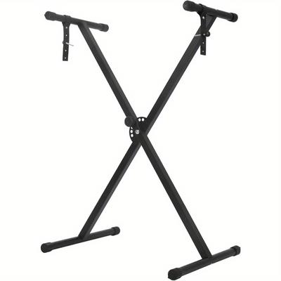 TEMU Keyboard Stand, Double-braced Keyboard Stand, Keyboard Stand With , 33–97 Cm, Adjustable With 7 Adjustable Height , Can Hold Up To 20 Kg