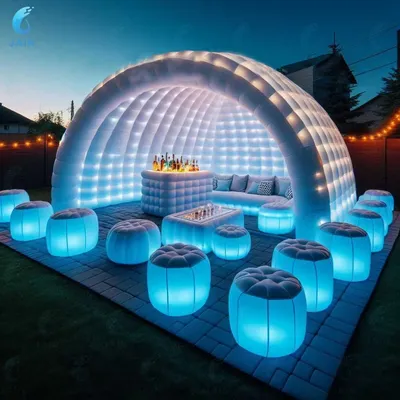 JAIN Oxford Inflatable Tent Air Inflatable Tent Igloo Dome Tent With Blower Inflatable Tent House For Party Exhibition Festival
