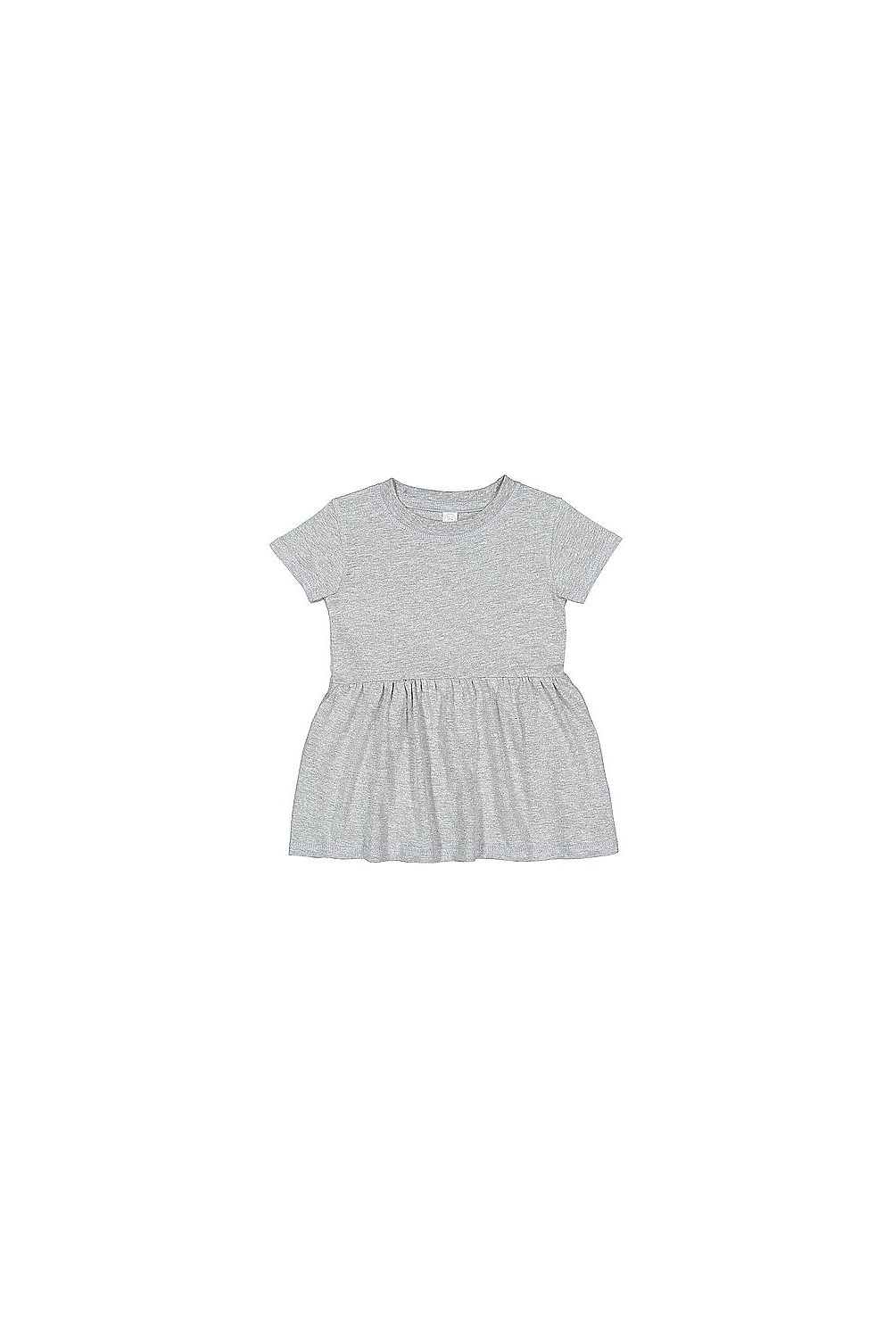 Rabbit Skins RS5330 Infant Fine Jersey Dress Top in Heather size 18M | Cotton 5330