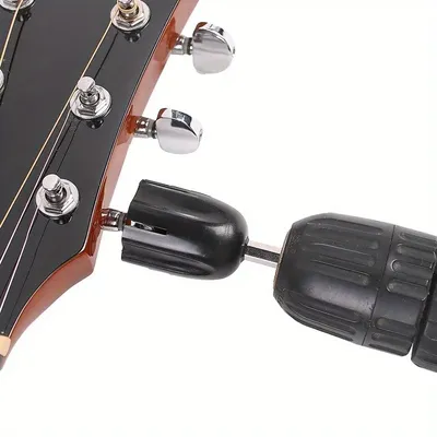 1PC Gitarre String Wickler Bohrer Elektrische String Wechsler Yukri Folk Elektrische Gitarre Curling Kopf Klassische Gitarre Curling Kopf