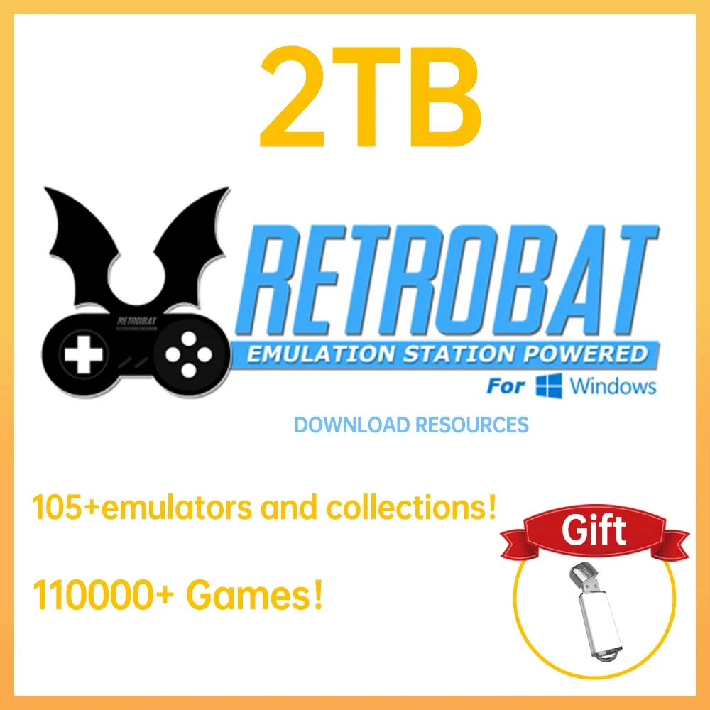 Spiele herunterladen Ressource mit 110000 + Retro Games Retrobat System 70+ Emulatoren für PS3/PS2/PS1/PSP/DC/Wii/N64 für Win PC/Laptop