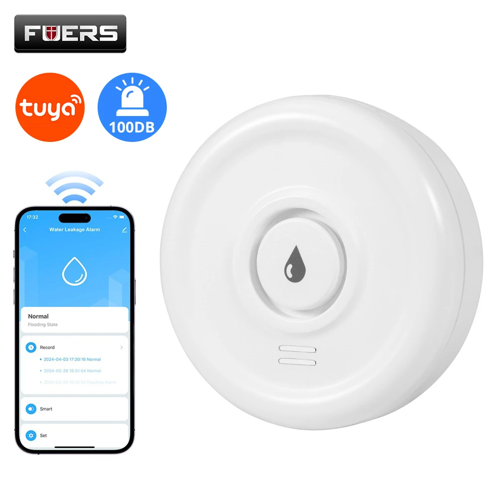 Fuers Wasser Leckage Detektor Smart Home Alarm Tuya Smart Wasserstand Sensor Home Alarm System Wasser Leck Sicherheit Alarm System Image