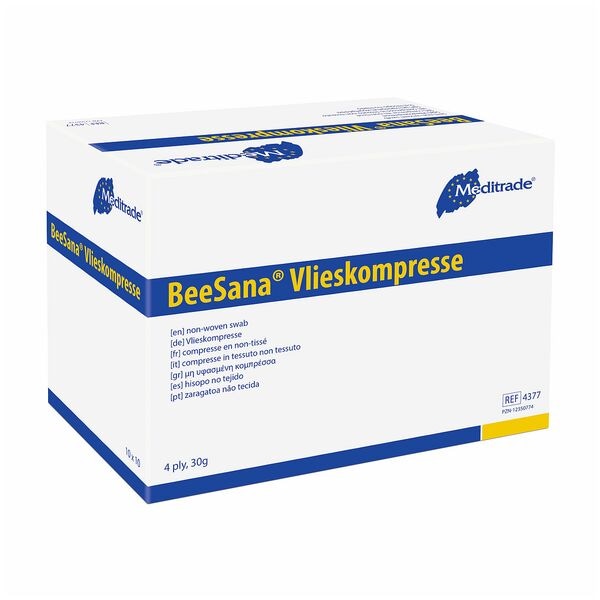 Meditrade 60 x 5 Stk. Vlieskompresse »BeeSana« 10 x 10 cm - 30 g Image