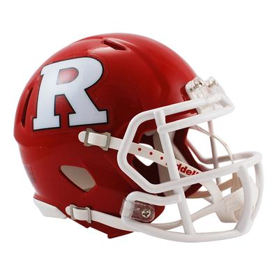 Riddell Rutgers Scarlet Knights Revolution Speed Mini-Fußballhelm Image