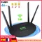 KuWfi 300 Mbit/s CAT4 4G CPE Router 2,4 G Wireless Wifi Router LTE Modem mit Micro USim Slot RJ45 WAN LAN Port Externe Antenne WPS