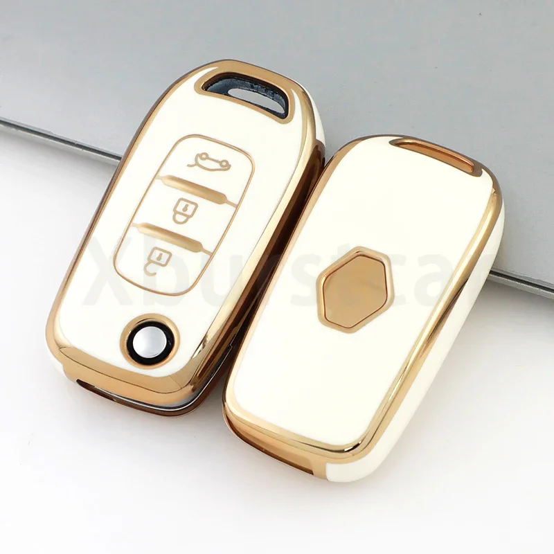 Per Renault Kadjar Captur Megane Sandero Stepway Logan Clio 5 Arkana 2020 2021 TPU Auto Flip Chiave Della Copertura Della Cassa Portachiavi Protezione
