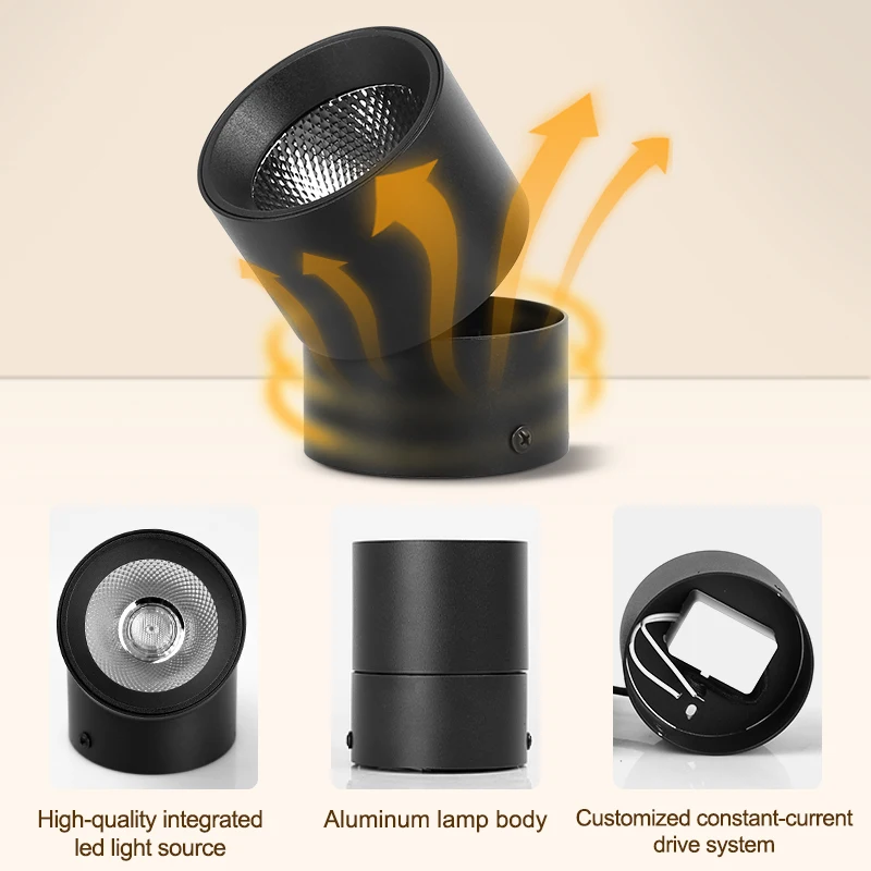 Mini Down ligt LED Decken leuchte 220V Decken leuchten 7/10/15wliving Zimmer Schlafzimmer Küche Oberflächen montage LED Down light Spot Licht