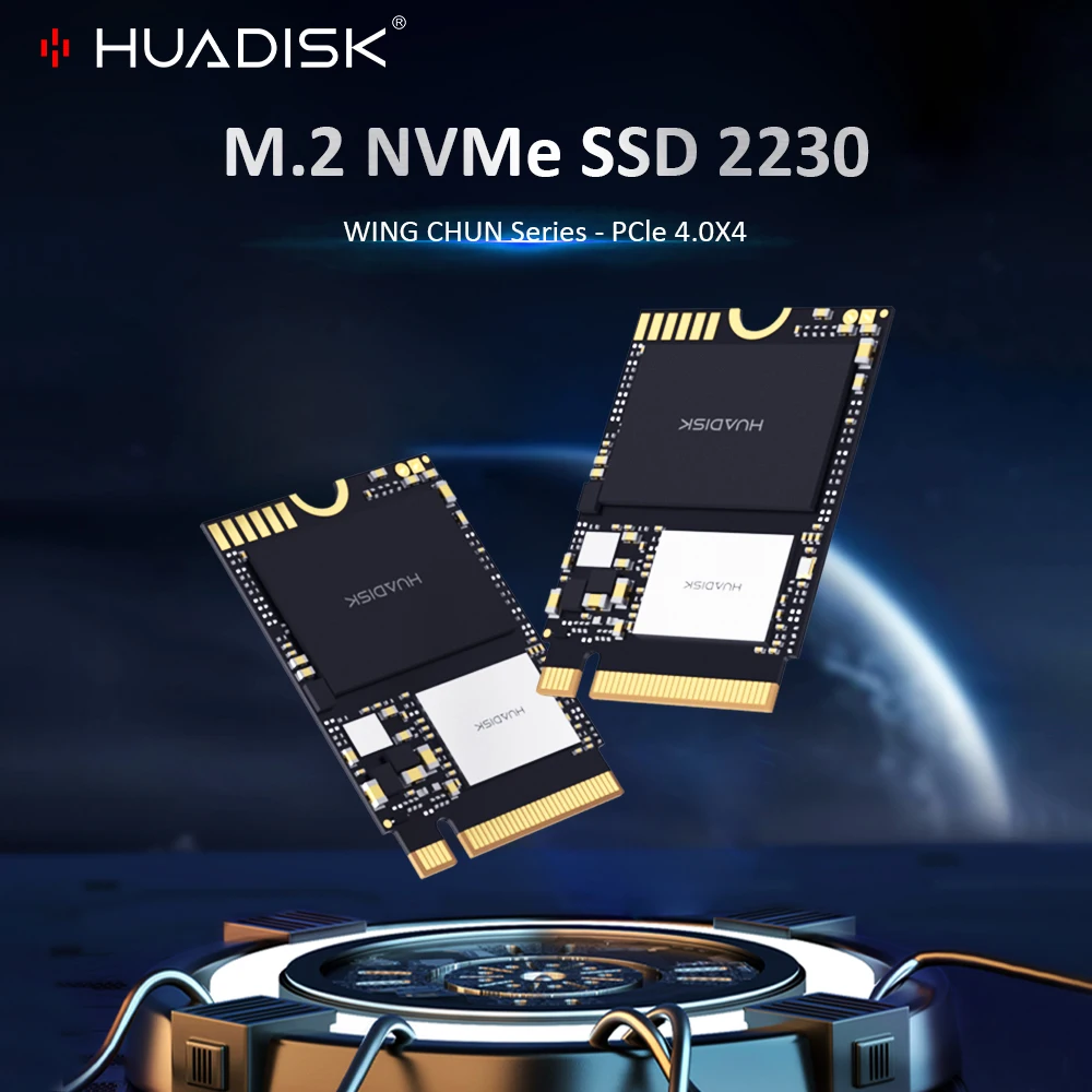 HUADISK M.2 2230 Gen4 PCIe 4.0 X4 NVMe Internes Solid-State-Laufwerk 1 TB 2 TB SSD-Festplatte für Steam Deck Surface Pro Image