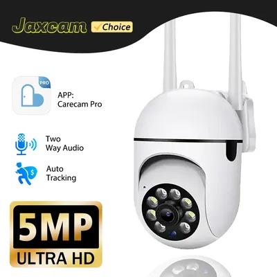5MP WiFi PTZ MiNi Kamera Indoor Menschlichen Erkennung Überwachung Kamera Home Monitor Sicherheit Schutz IP Kamera Carecam Pro APP