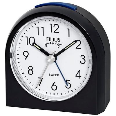 Quarzwecker FILIUS ZEITDESIGN, schwarz-weiß (schwarz, weiß), Wecker Image