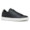 Sneaker GEOX "U BALTMOORE", Herren, Gr. 39, schwarz, Leder, Synthetik, Textil, casual, Schuhe, Retro Sneaker, Schnürschuh mit farblich abgesetzter Ferse