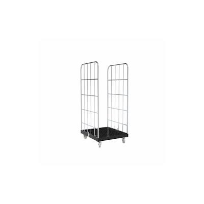 Rollbehälter 1460 KU schwarz, 724 x 815 mm, 2-seitig, Cr 3 Image