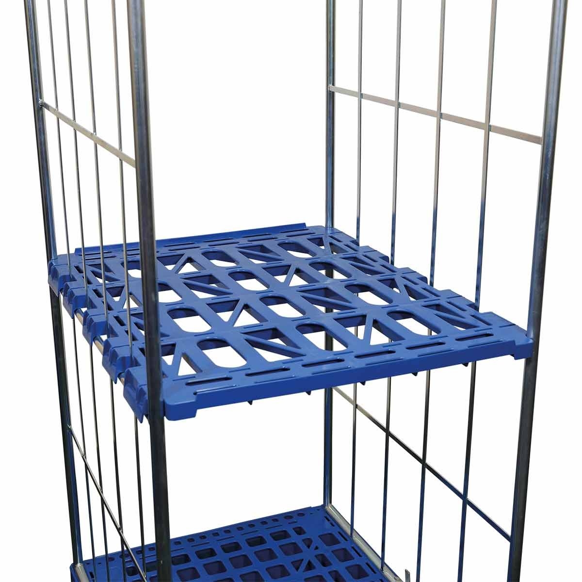 Zwischenboden KU blau, für Rollbehälter 682 x 815 mm, 2-seitig Image