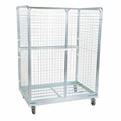 Stahlrollbehälter 1600, 950 x 1350 mm, 4-seitig, 2 Flügeltüren, Cr 3 Image