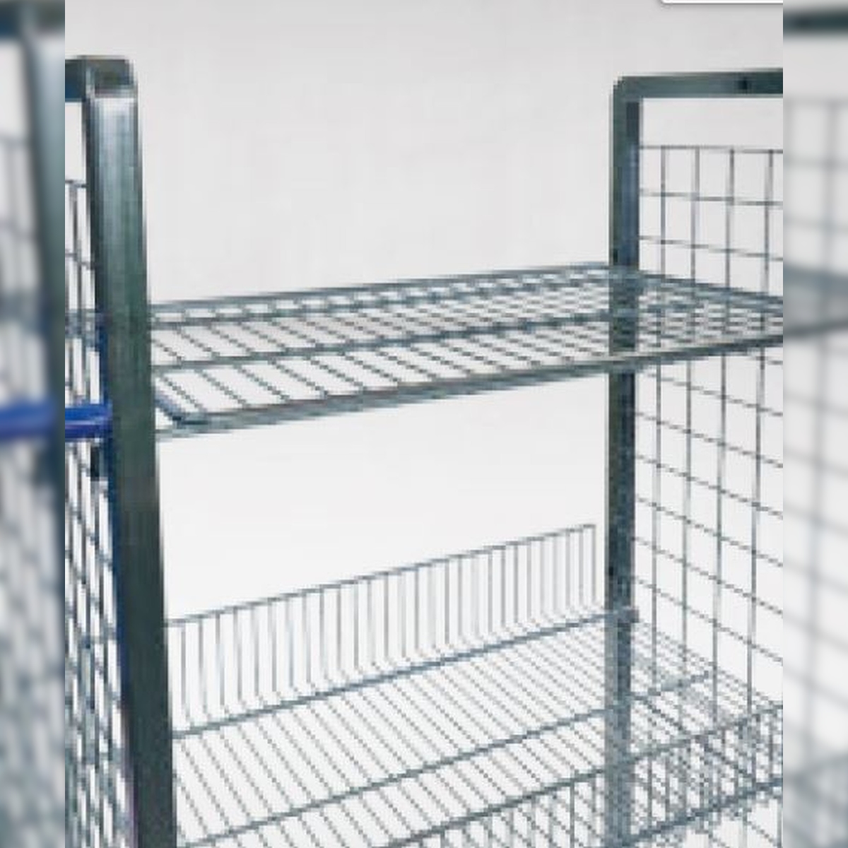 Drahtgitterzwischenboden für Kom.-Wagen KT 3, 500 x 935 mm, ohne AK / einlegbar, Cr 3 Image