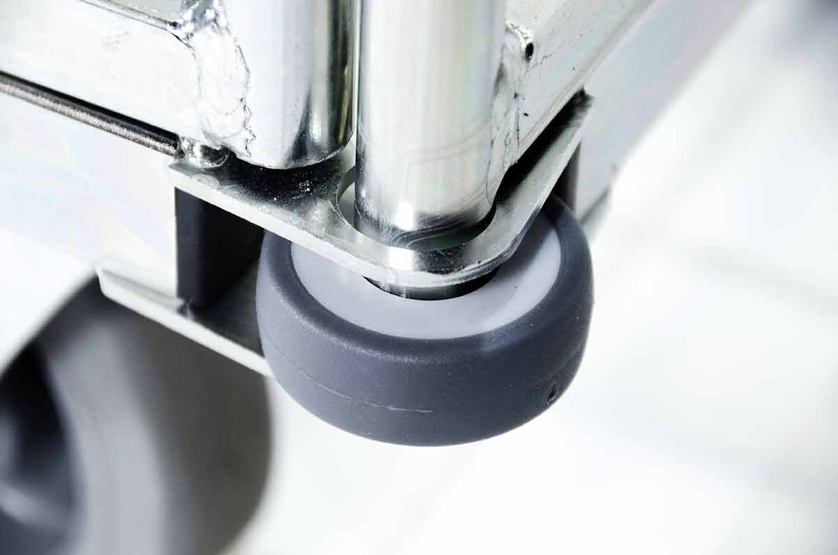 Abweisräder für Wäschecontainer 3-seitig Image