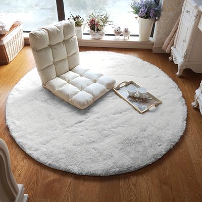 TEMU Round Mat Mat For Living Room And Bedroom, Bedside Mat, Foot Mat, Computer Chair Mat, Yoga Mat Image