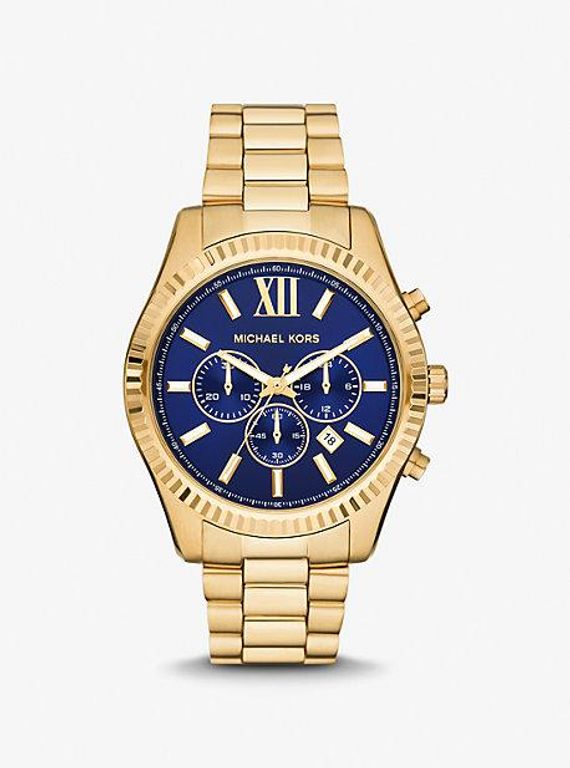 Mk Oversized Lexington-Tone Watch - Metallic - Michael Kors Watches