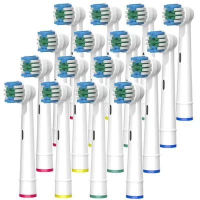 Ersatz-Zahnbürstenköpfe, kompatibel mit Oral B Braun Daily Clean Professional Bürstenköpfen, Düsen für Oral-B Action Pro