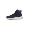 Schnürboots TOMMY HILFIGER "LIGHT HILIFIGER NBK HYBRID BOOT", Herren, Gr. 43, blau (dunkelblau), Leder, Lederimitat, sportlich, Schuhe, Freizeitschuh, Boots, Schnürschuh mit gepolstertem Schaftrand