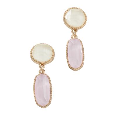 Draper's & Damon's Women's Everlasting Jewels Earrings - Pink - PIERCED EAR