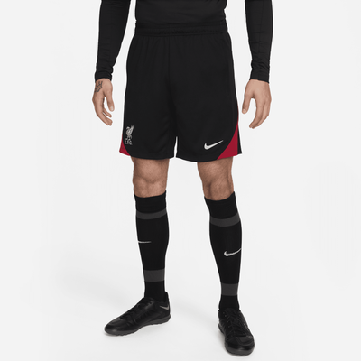 Liverpool F.C. Strike Men's Nike Dri-FIT Football Knit Shorts - Black - Polyester