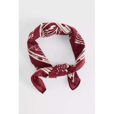 UO Red Bandana Print Scarf - Red at Urban Outfitters