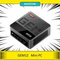Mini PC AOOSTAR GEM12, AMD Ryzen 9 6900HX 8 Core fino a 4,9 GHz, 32 GB DDR5 RAM 1 TB PCle 4.0 SSD, HDMI 2.1 + DP 1.4+ USB 4 + Type-C