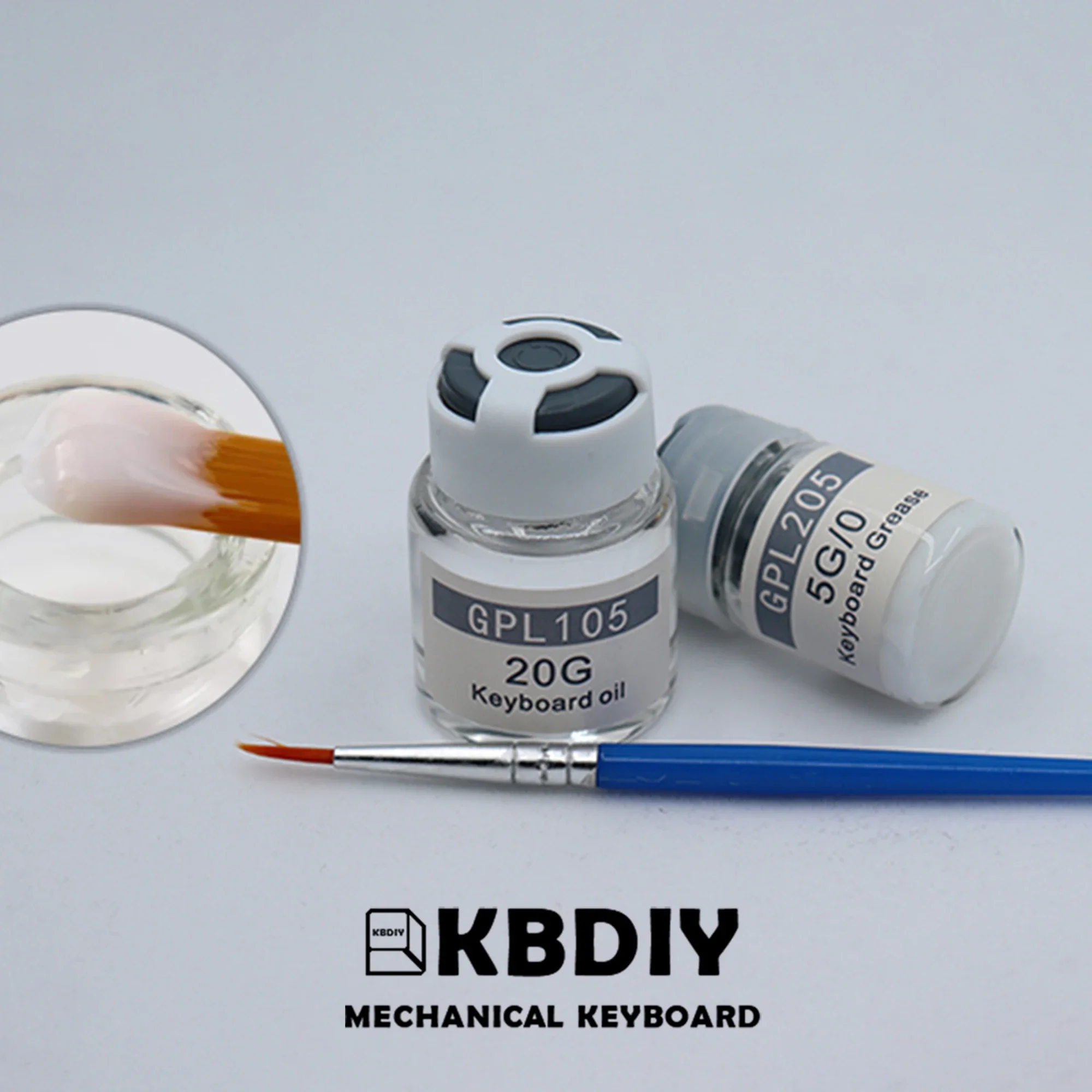 KBDiy GPL 205 g0 105 205 g0 g00 xht bdz Switch Lube Kit Tastatur Switched Stabilizer Schmiermittel Schmierung Fett Öl Schalter Lube Image