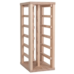 Wellhome Regal-Weinregal für 12 Flaschen – unbehandelte Oberfläche Image