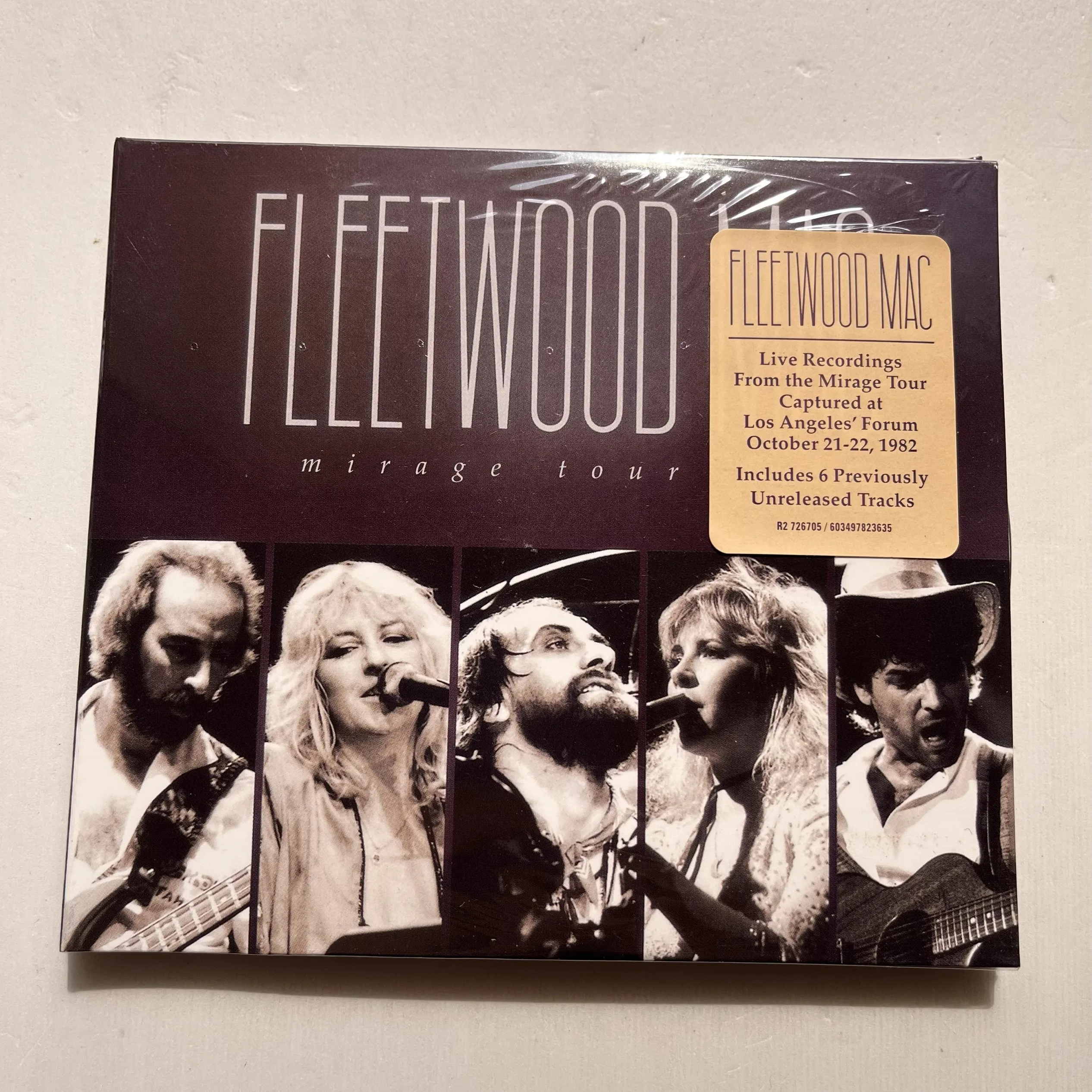 Blues Rock Fleetwood Mac John McVie CD musicale Mirage Tour 82 (Live) Album 2 pezzi Registrazione musicale Cosplay Walkman Car Soundtracks Box