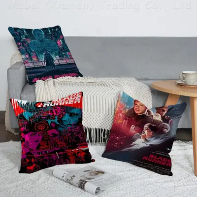 Retro Movie Blade Runner Klassisches Science-Filmkissen, Anime-Kissen, Sofa, Bett, Kopfkissenbezug, Image