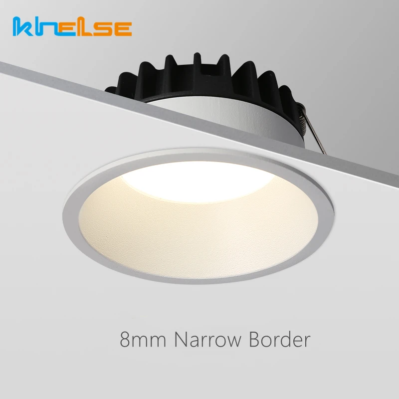 Einbau LED Decke Down light dimmbare Cob Decken leuchte Scheinwerfer 5w 7w 12w 24w Wohnzimmer Schlafzimmer Spot beleuchtung 110V 220V