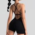 Per donna Canotta elasticizzata Scollo Tondo Leggero Confortevole Traspirante Sportivo Senza Maniche Sostegno leggero Gli sport Tinta unica Canotta Per Allenamento in Palestra Corsa Fitness Taglia