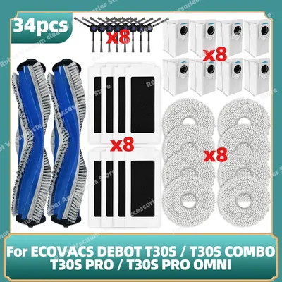 Kompatibel für ECOVACS DEBOT T30S / T30S COMBO / T30S PRO / T30S PRO OMNI / T30S AI Teile Image